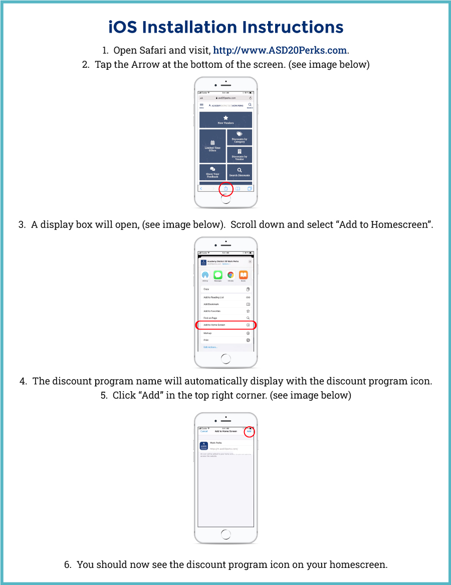 IOS Instructions